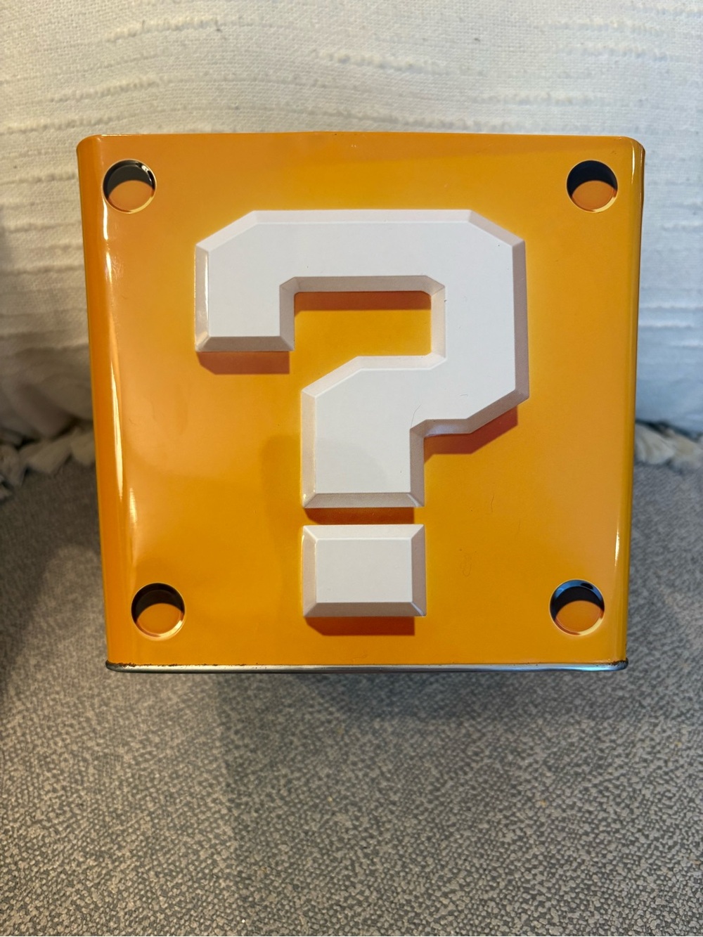 Nintendo Super Mario Bros Yellow Block Popcorn Bucket